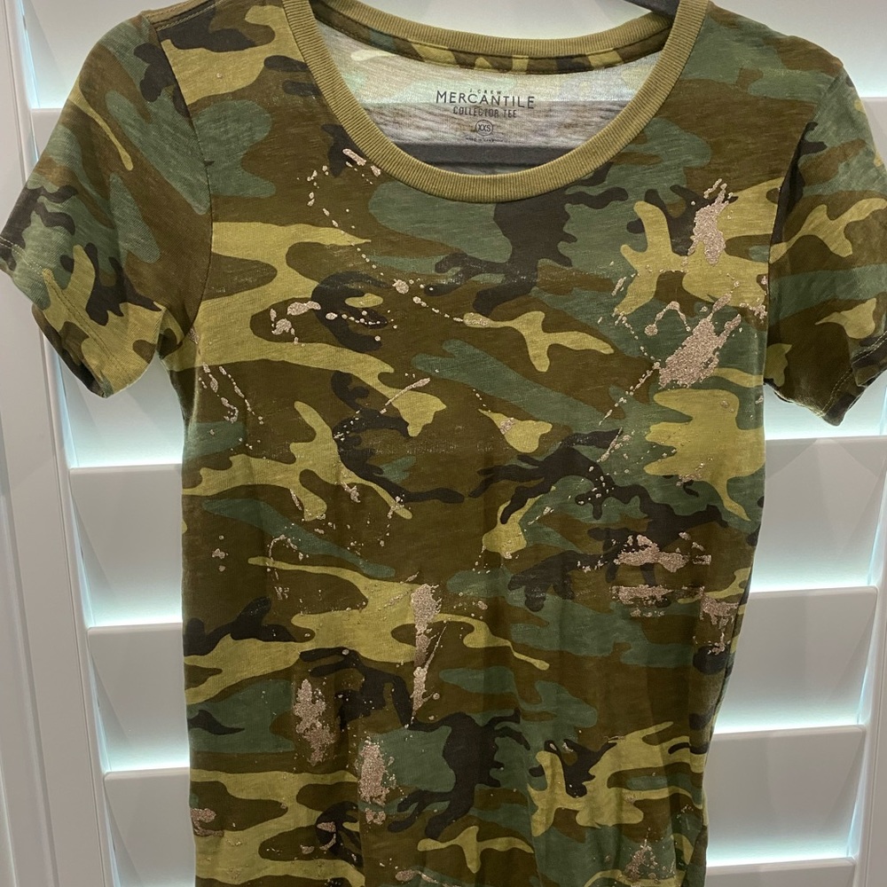 JCrew camo tshirt